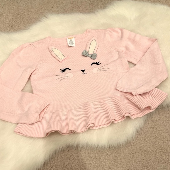 pink bunny sweater